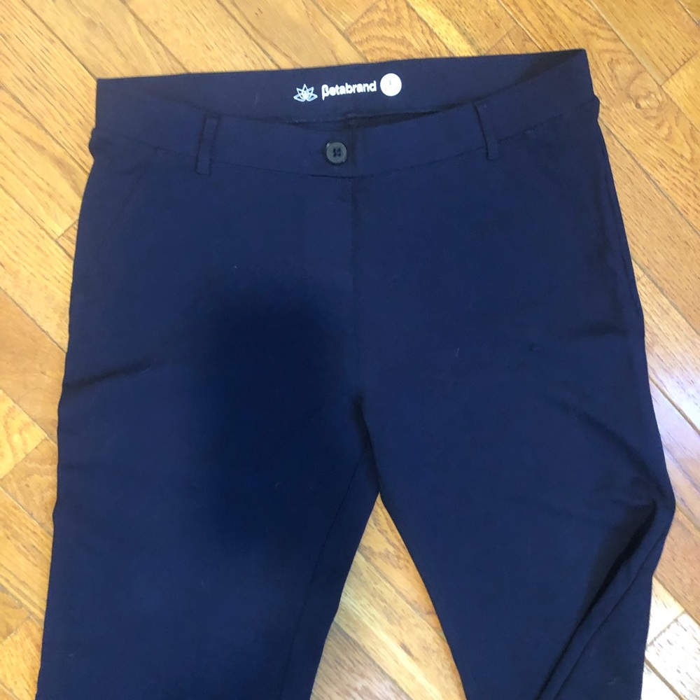 Beta brand navy blue yoga work pants